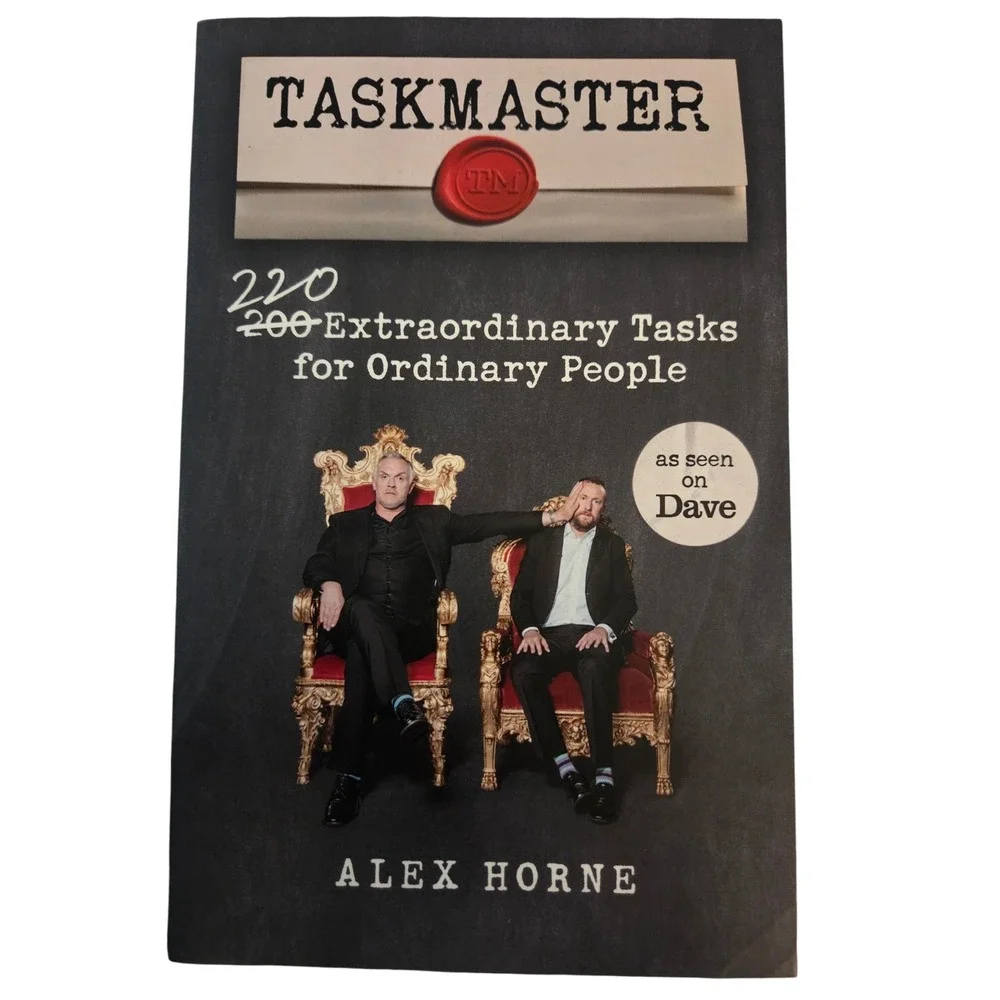 Taskmaster 220 Extraordinary Tasks for Ordinary People Alex Horne Paperback Book